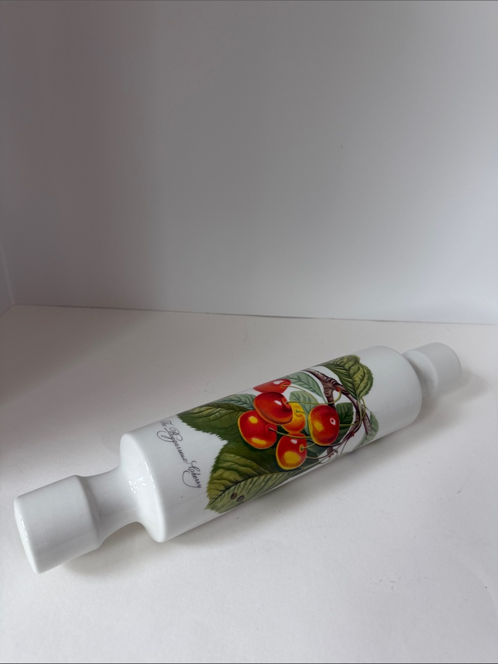 Portmeirion Ceramic Biggarreux Cherry Rolling Pin